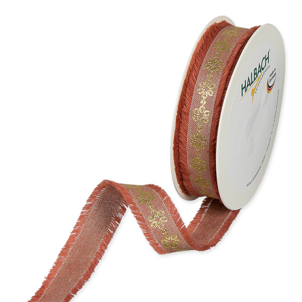 Leinen-Druckband "Ornament"