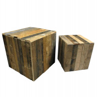 Holzstand quadratisch antique 2f sort. Holzstand quadratisch antique 2f sort.