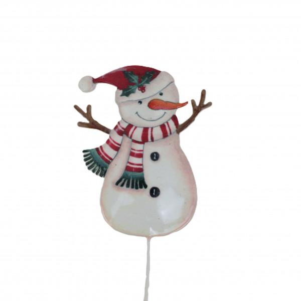 Schneemann Nostalgo Stecker