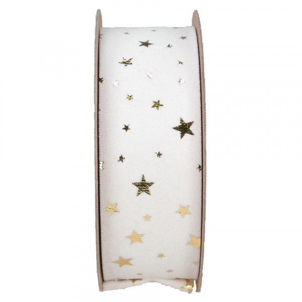 Band Samt mit Sternen