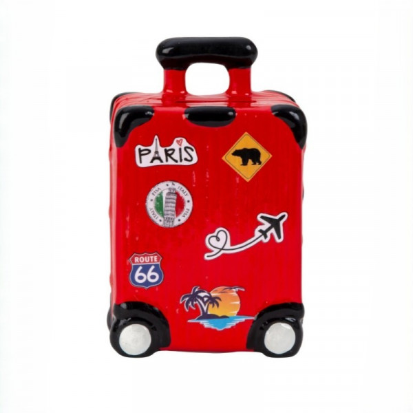 Keramik-Kofferspardose