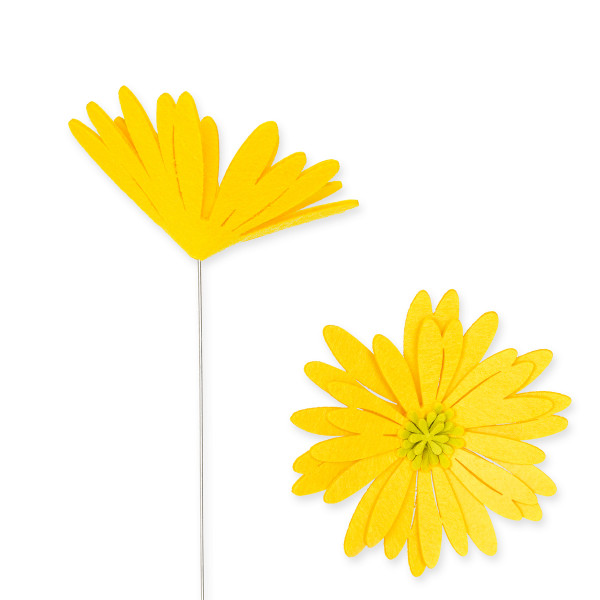 Filz-Outdoor Stecker "Blume"