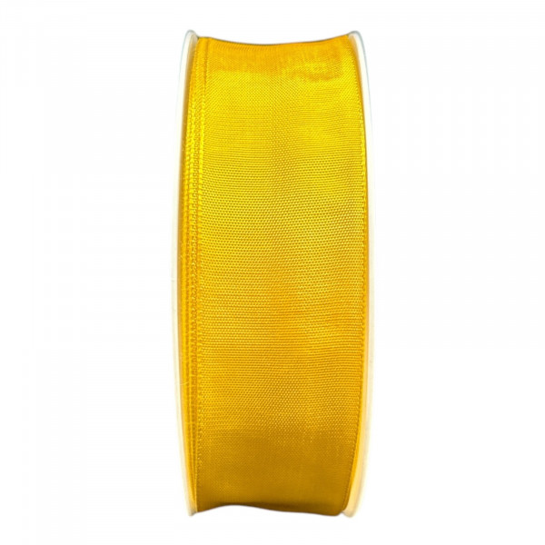 Seidenband mit Drahtkante 4cm