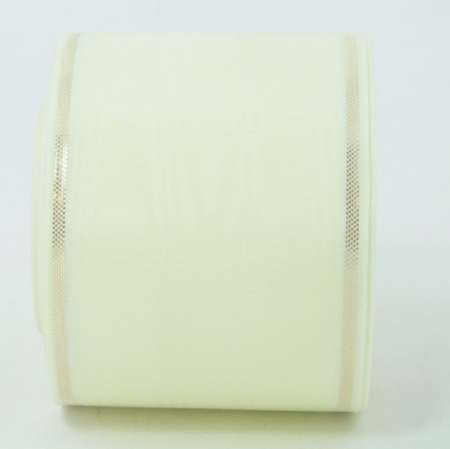 Moire Kranzschleife 7,5cm Pique-Rand