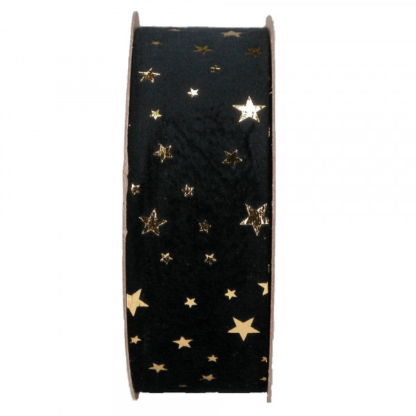 Band Samt mit Sternen