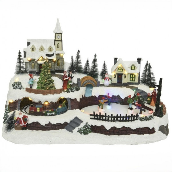 Poly LED Winterlandschaft animiert