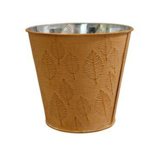 Metalltopf "Herbstblatt"