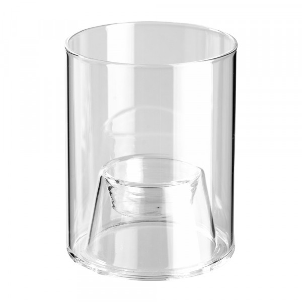 Vorbestellung: (262) Glasstulpe mit Stabkerzenhalter,x1