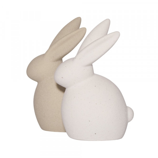 Porzellan-Hase "Langohr" 2f. Sort.