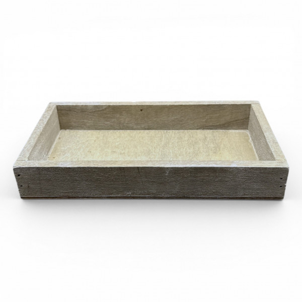 Holzunterlage mit breitem Rand