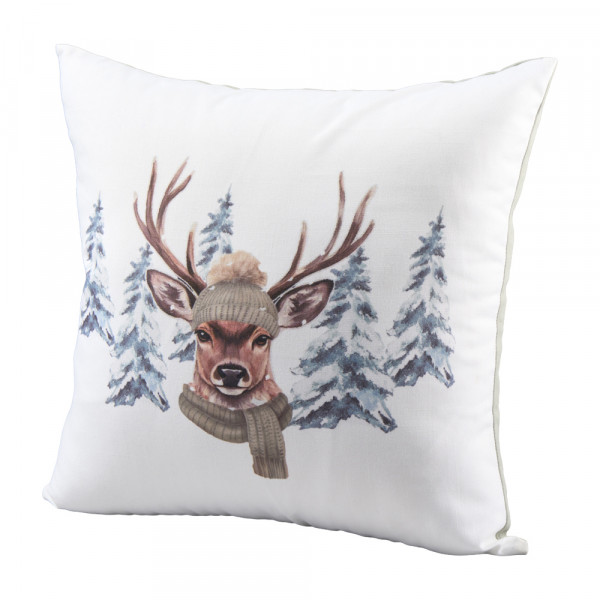 Stoffkissen "Hirsch" mit Füllung