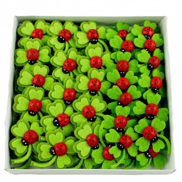 Glücksklee Streu mit Klebepad