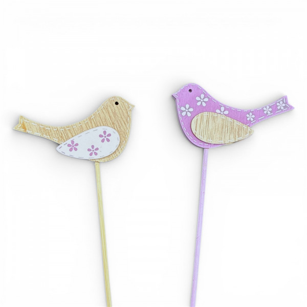 Holz-Vogel Stecker "Nathi"
