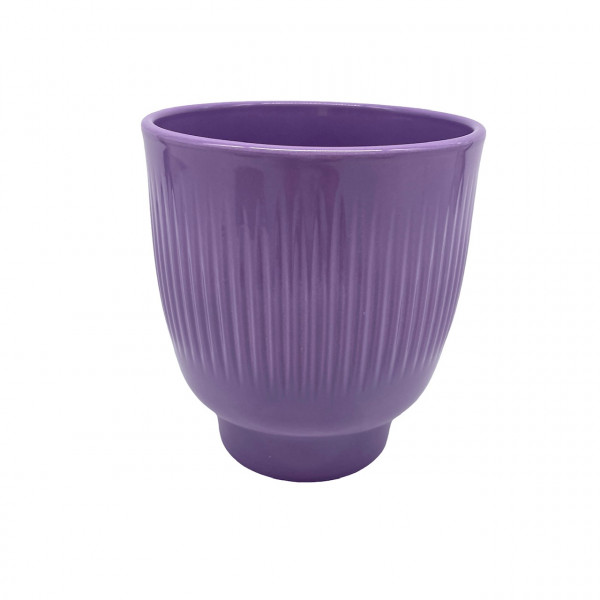 Keramik-Orchideentopf &quot;Stripes&quot;