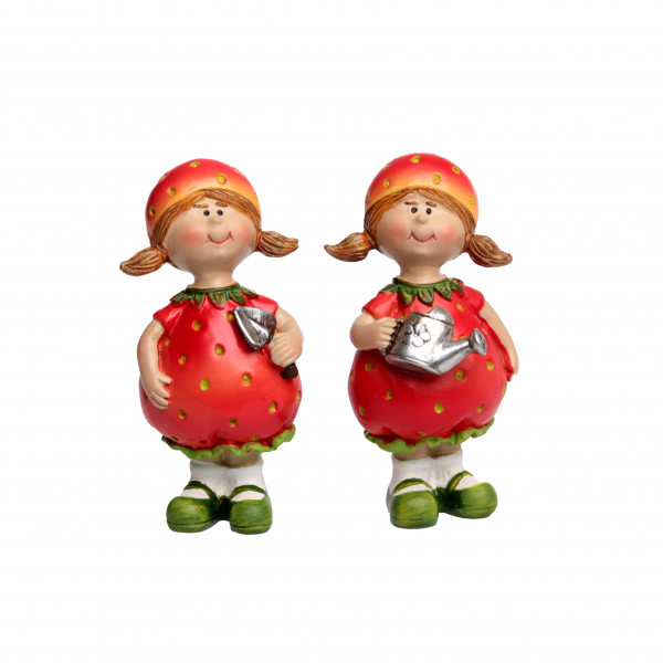 Poly-Erdbeermädchen, 2f sort.