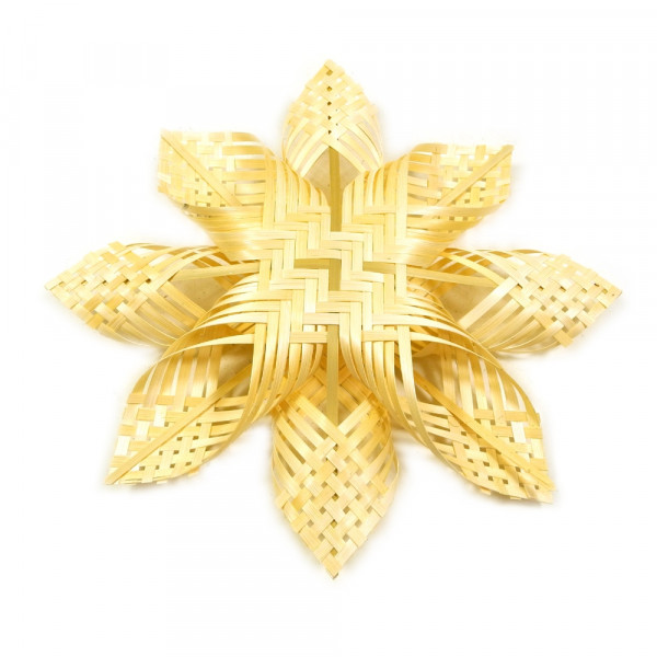 Stern aus Bambus z Hängen