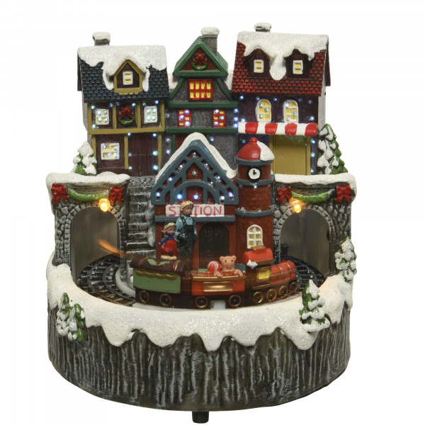 Poly LED Winterlandschaft animiert