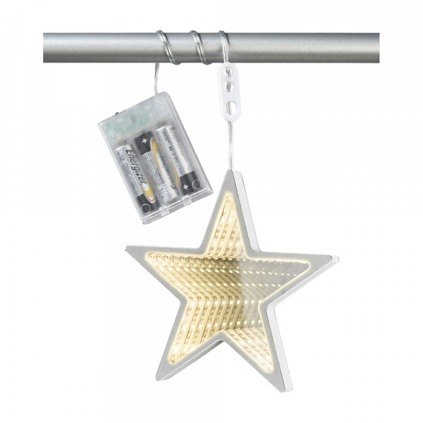 Vorbestellung: (333) LED Stern ,x1,27LED,m/T,3xAA