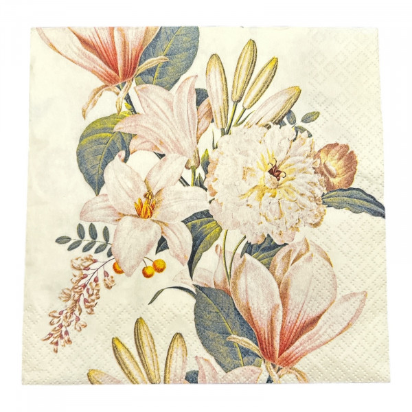 20 Servietten "Vintage Flowers"