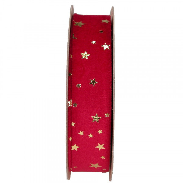 Band Samt mit Sternen