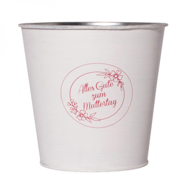 Metall-Topf "Muttertag"