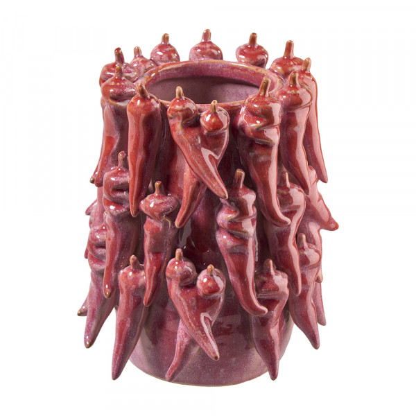 (572) Keramik &quot;Paprika&quot; Vase