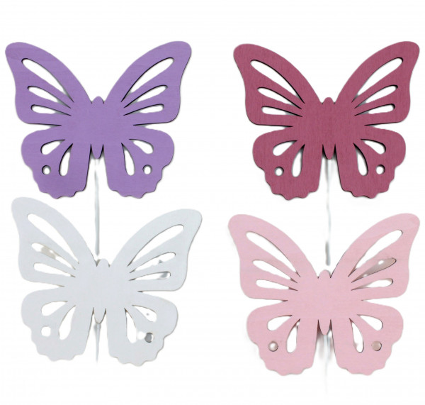 XL-Holz-Schmetterling "Laura" Stecker