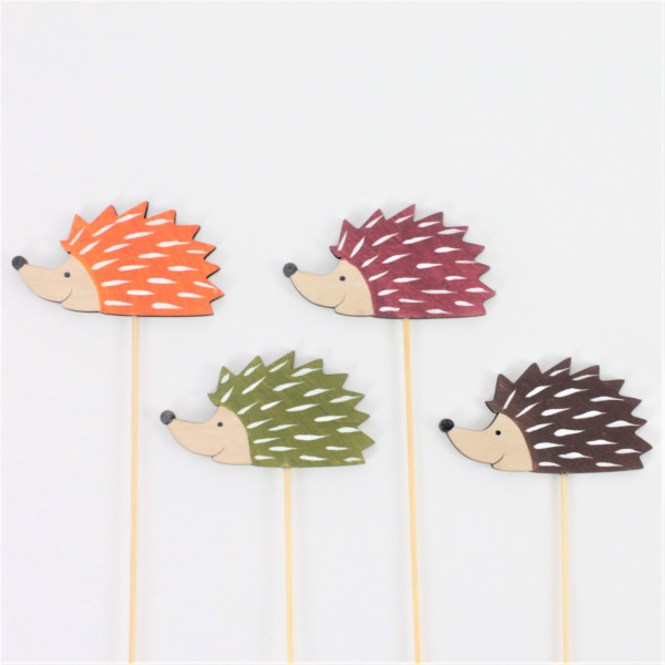 Holz-Igel Acorno Stecker 4f sort.