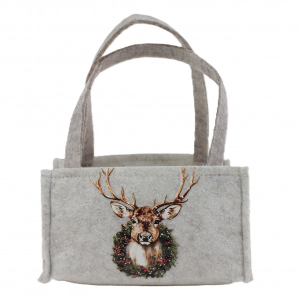 Filz-Tasche Cervido flach