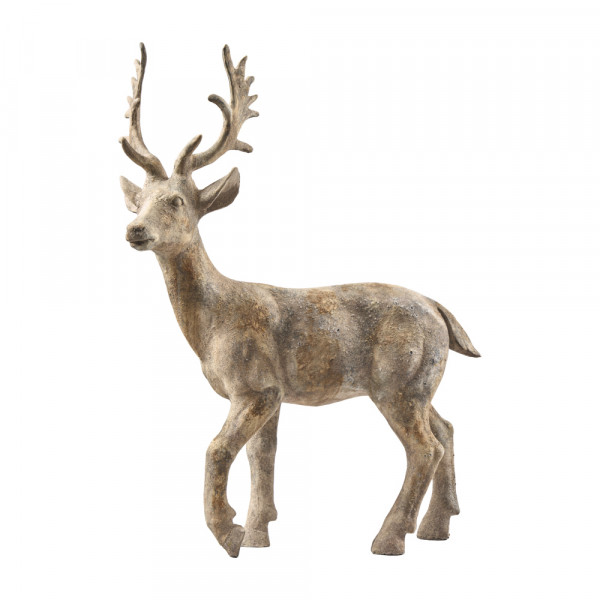 Poly-Hirsch stehend