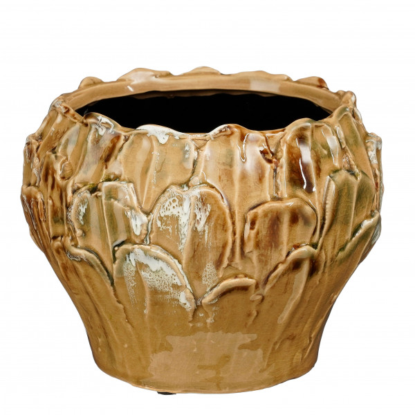 Keramiktopf "Leaf" handmade