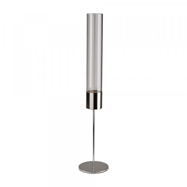 Vorbestellung: (331) Stabkerzenhalter,Metall mit Glas