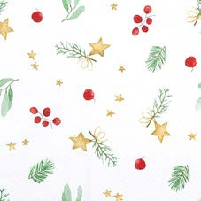 20 Servietten "Wonderful Christmas"