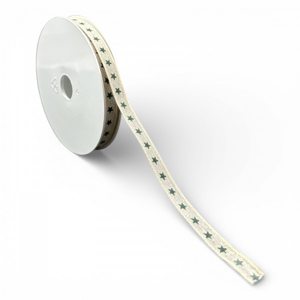 Leinenband mit Sterndruck