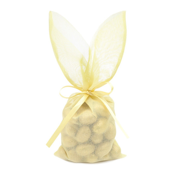 Bunny bag aus Organzastoff