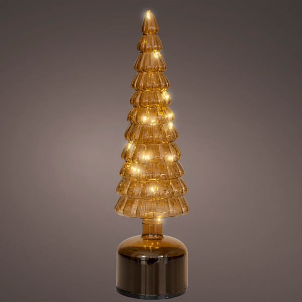 Glasbaum rotierend mit LED