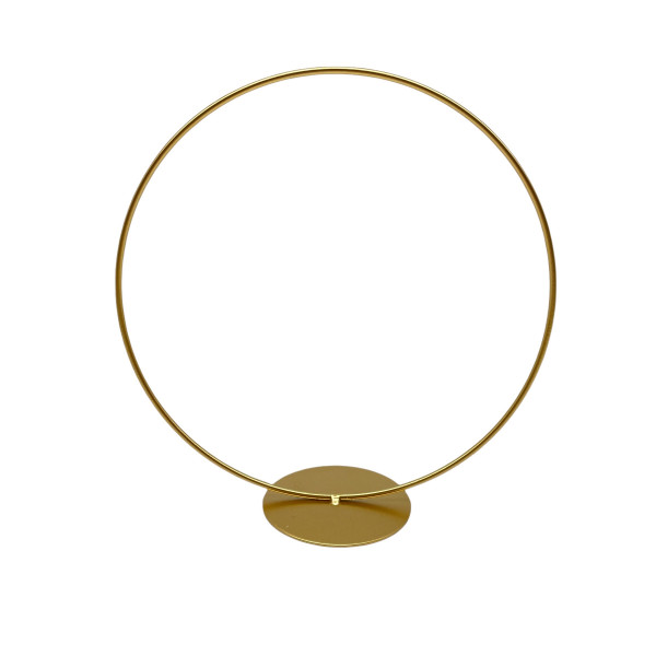 Gold-Flower Loop Metall auf Stand D25cm