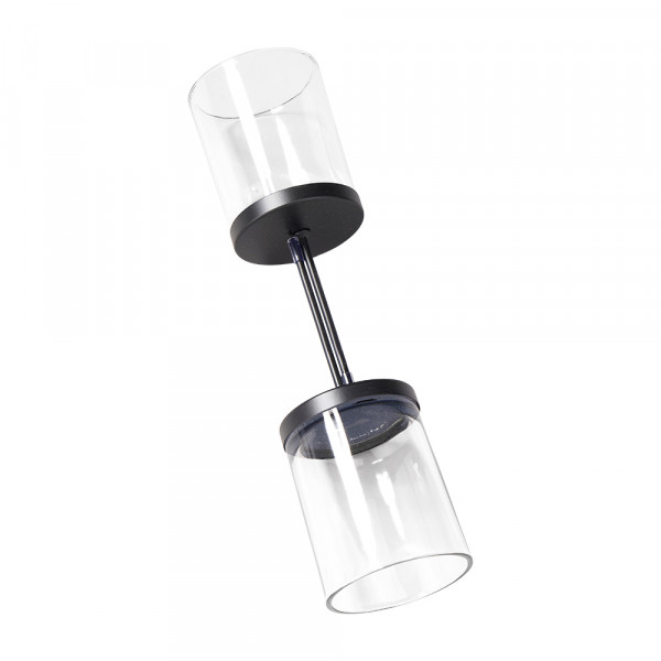 Vorbestellung: (120) Teelichtpick,Metall+Glas,2Stück