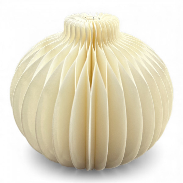 Papier Vase breit