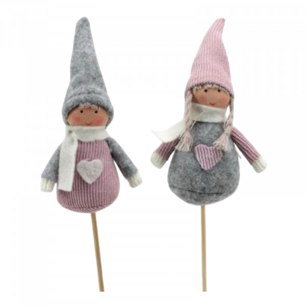 Stoffkinder "Tirol" auf Stecker