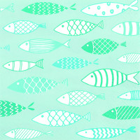 20 Servietten "Fish on Tour" 20 Servietten "Fish on Tour"