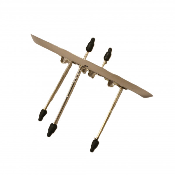 Metallkerzenhalter mit 2 Picks