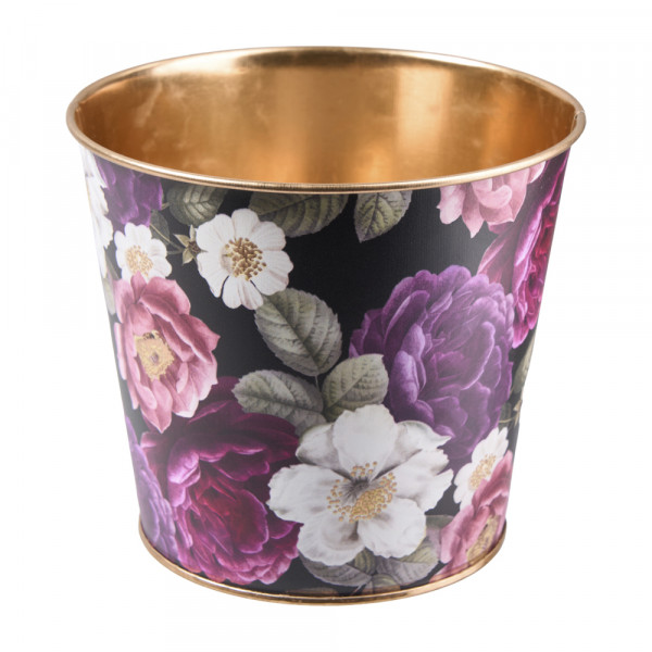 (228) Metalltopf "Flowerprint"