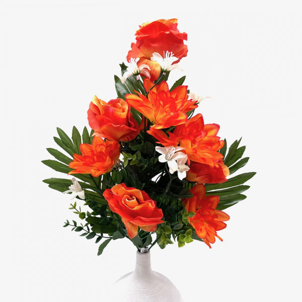 Blumenstrauß Dalien&amp;Rosen (12 Stiele)