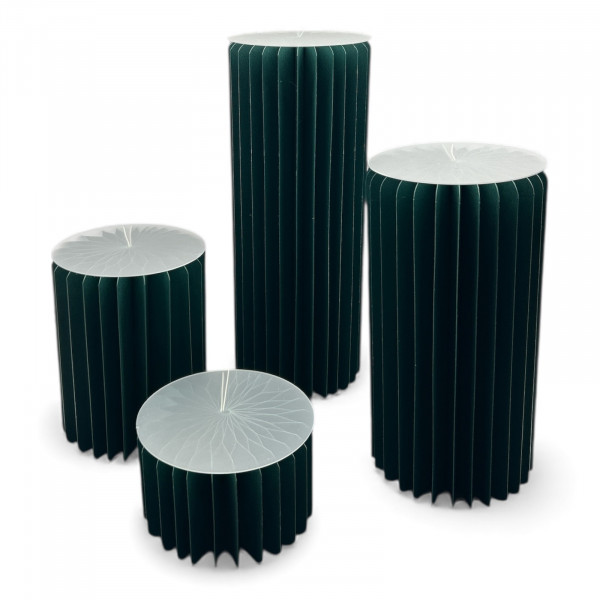 Papier Dekosäulen Set a 4