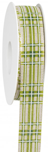 Band &quot;Tartan Inspiration&quot; mit Drahtkante