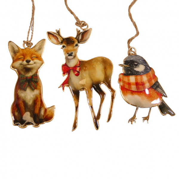 Metall-Waldtiere zum Hängen