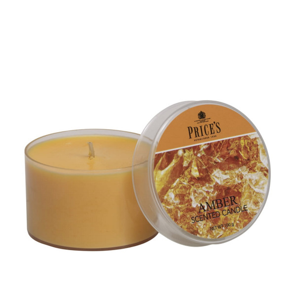 Teelicht TIN 100g Amber