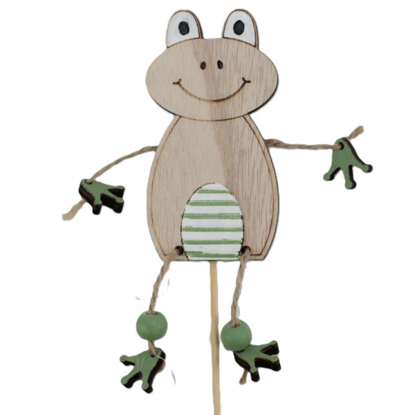 Holz-Frosch "Hampel" Stecker