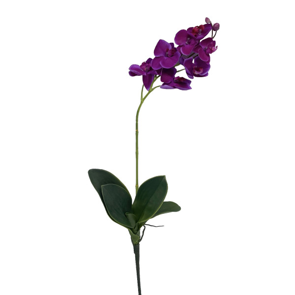 "Real touch" Orchidee m.Blatt